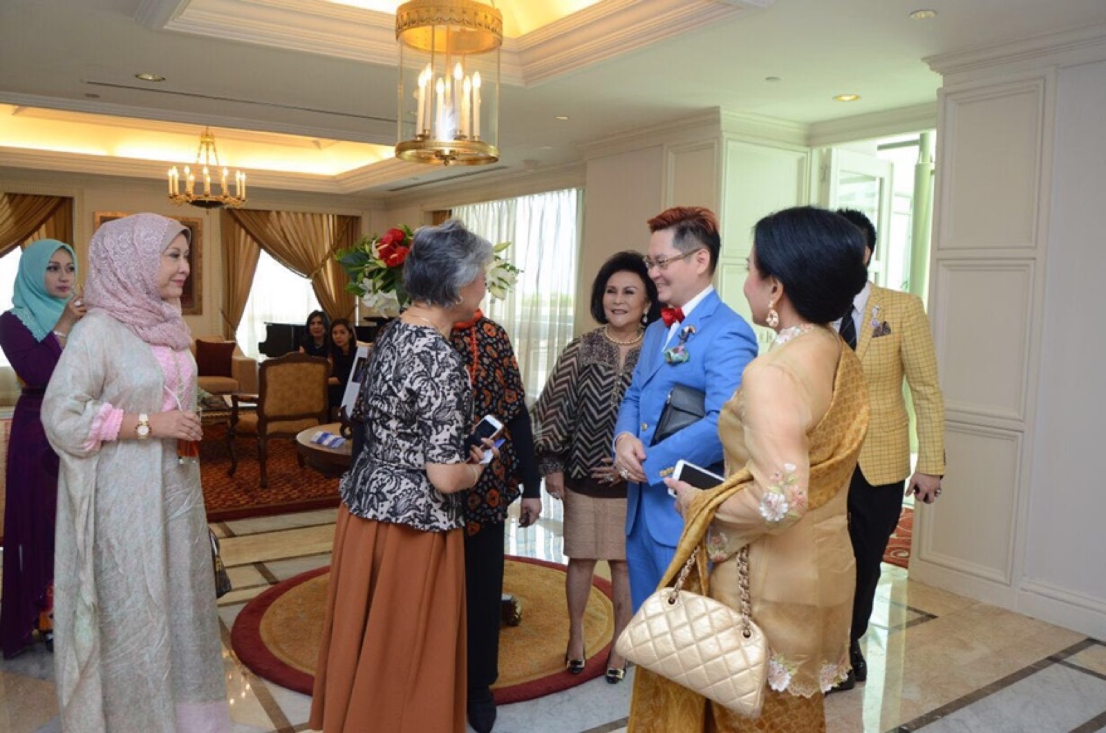 Guests at a formal Genesis reception
